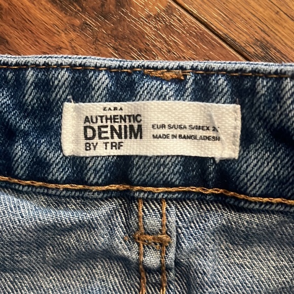 Trafaluc denim jeans mini skirt - Picture 4 of 5